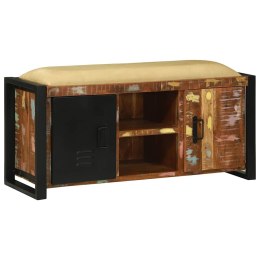 VidaXL Szafka Ławkowa Wielokolorowe Lite drewno z odzysku