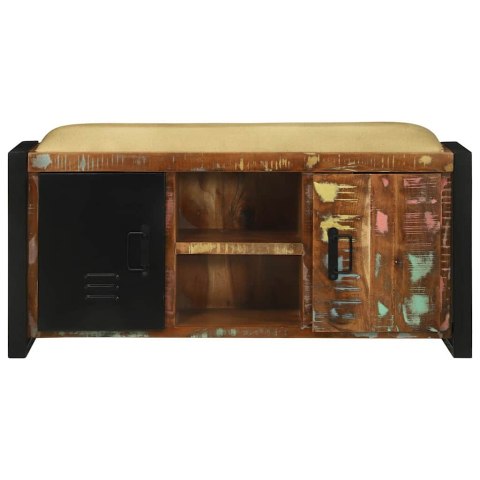 VidaXL Szafka Ławkowa Wielokolorowe Lite drewno z odzysku