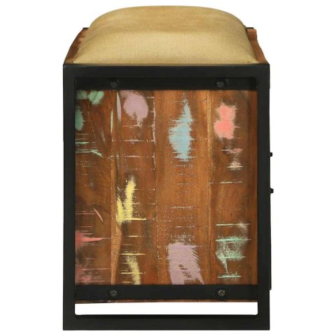 VidaXL Szafka Ławkowa Wielokolorowe Lite drewno z odzysku