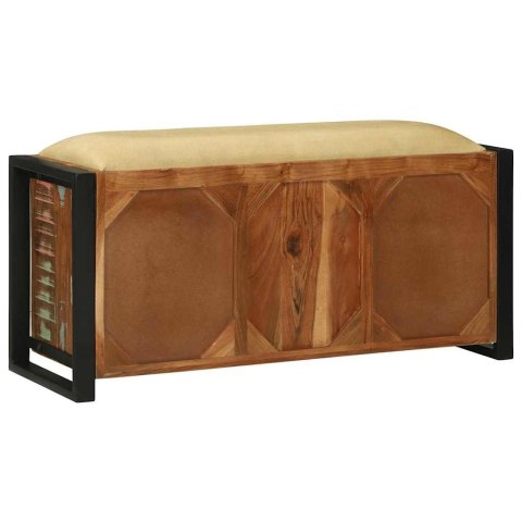 VidaXL Szafka Ławkowa Wielokolorowe Lite drewno z odzysku