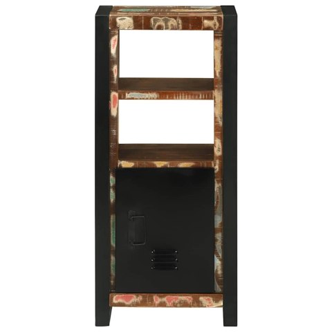 SZAFKA ŁAZIENKOWA BRĄZOWY 40X 30X 90CM LITE DREWNO Z ODZYSKU