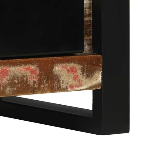 SZAFKA ŁAZIENKOWA BRĄZOWY 40X 30X 90CM LITE DREWNO Z ODZYSKU