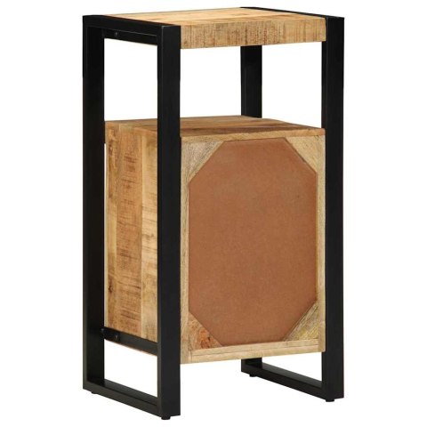 SZAFKA ŁAZIENKOWA BRĄZOWY 40X35X75CM LITE DREWNO MANGO