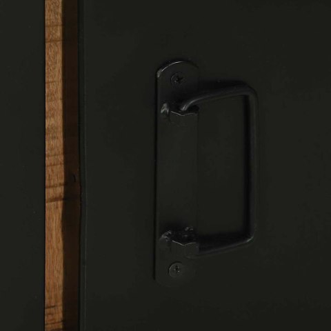 SZAFKA ŁAZIENKOWA BRĄZOWY 40X35X90CM LITE DREWNO MANGO