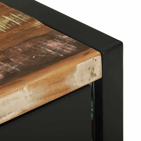 SZAFKA ŁAZIENKOWA BRĄZOWY 40X 30X 40CM LITE DREWNO Z ODZYSKU