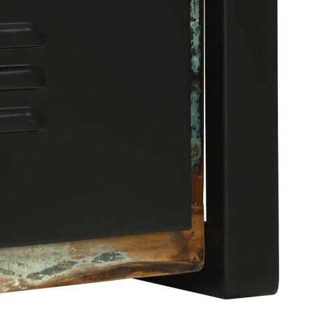 SZAFKA ŁAZIENKOWA BRĄZOWY 40X 30X 40CM LITE DREWNO Z ODZYSKU