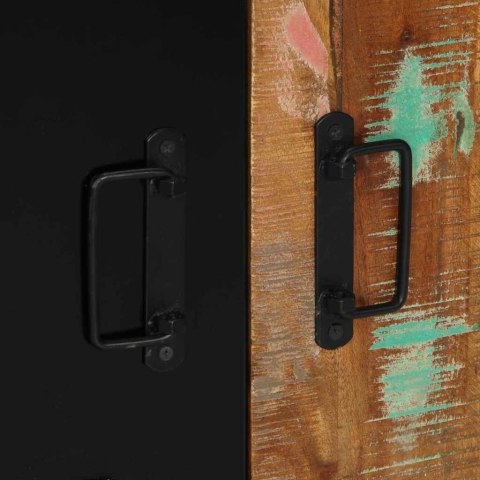 SZAFKA ŁAZIENKOWA BRĄZOWY 55X 35X 60CM LITE DREWNO Z ODZYSKU