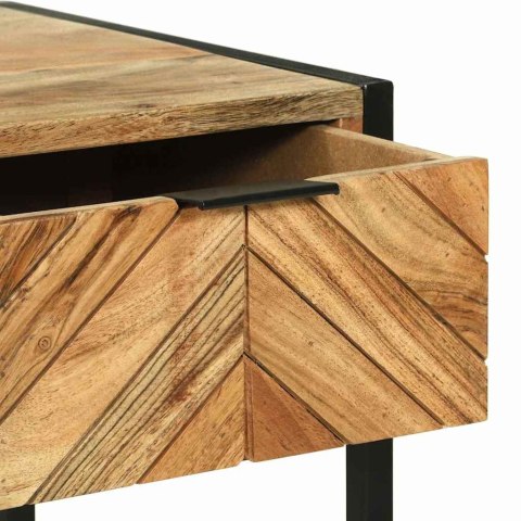 VidaXL Toaletka Brązowy 100 x 40 x 120 cm Lite drewno akacjowe