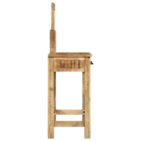 VidaXL Toaletka z szufladą Brązowy 100 x 40 x 120 cm Lite drewno mango