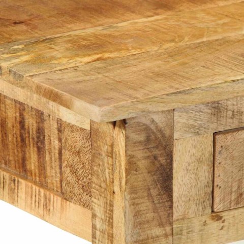 VidaXL Toaletka z szufladą Brązowy 100 x 40 x 120 cm Lite drewno mango