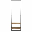 VidaXL Wieszak na Ubrania Czarny 60 x 45 x 180 cm Lite drewno akacjowe