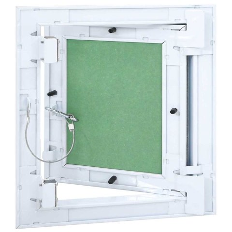 DRZWICZKI REWIZYJNE BIAŁY 30X30CM ALUMINIUM I PŁYTA GIPSOWA