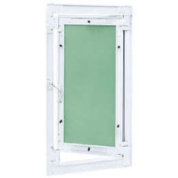 VidaXL Drzwiczki rewizyjne Biały 35 x 55 cm Aluminium i płyta gipsowa