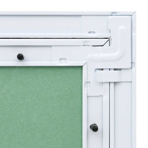 VidaXL Drzwiczki rewizyjne Biały 45 x 85 cm Aluminium i płyta gipsowa