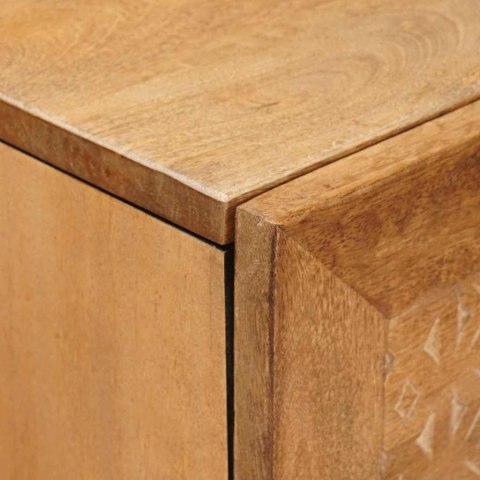 HIGHBOARD JASNOBRĄZOWY 40X33X110CM LITE DREWNO MANGO