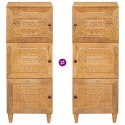 HIGHBOARD JASNOBRĄZOWY 40X33X110CM LITE DREWNO MANGO