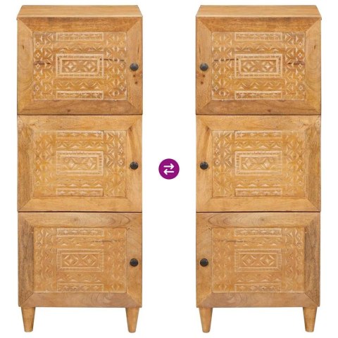 HIGHBOARD JASNOBRĄZOWY 40X33X110CM LITE DREWNO MANGO