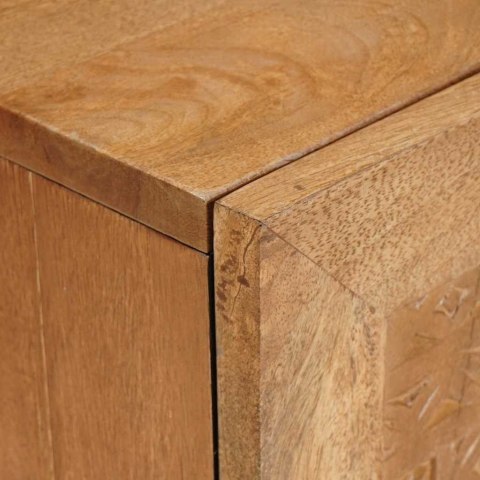 SZAFKI DO TV TELEWIZYJNE Z SZUFLADĄ JASNY BRĄZ 105X33X46CM