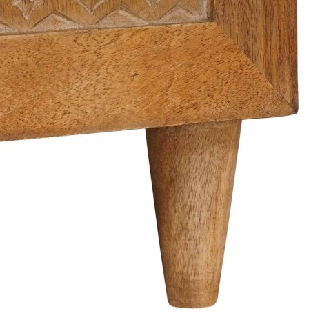 SZAFKI DO TV TELEWIZYJNE Z SZUFLADĄ JASNY BRĄZ 105X33X46CM