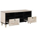 JEDNOSTKI TELEWIZYJNE Z SZUFLADĄ Z PÓŁKĄ BIAŁY 100X 33X 46CM