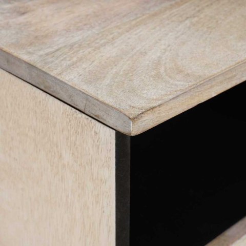 JEDNOSTKI TELEWIZYJNE Z SZUFLADĄ Z PÓŁKĄ BIAŁY 100X 33X 46CM