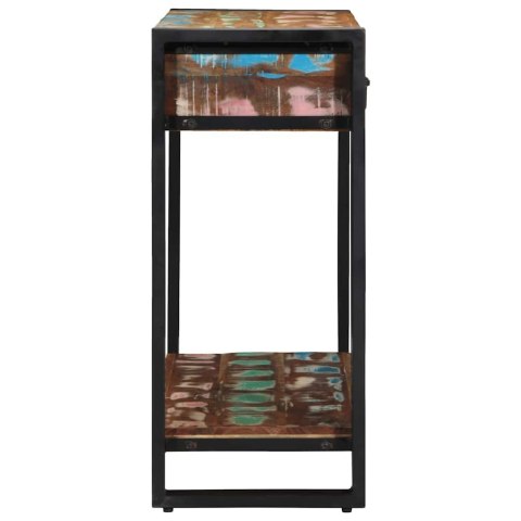 VidaXL Konsola Wielokolorowe 90 x 33 x 75 cm lite drewno z odzysku