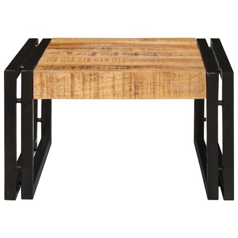 PÓŁKA ŁAZIENKOWA 40X50X23CM LITE DREWNO MANGO I ŻELAZO