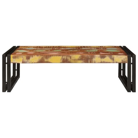 PÓŁKA ŁAZIENKOWA 80X50X23CM LITE DREWNO MANGO I ŻELAZO