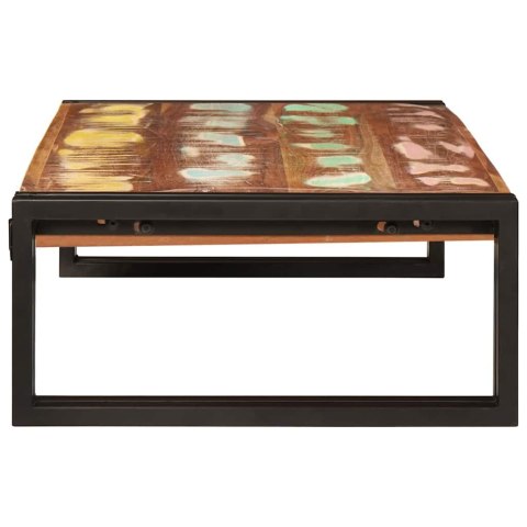 PÓŁKA ŁAZIENKOWA 80X50X23CM LITE DREWNO MANGO I ŻELAZO