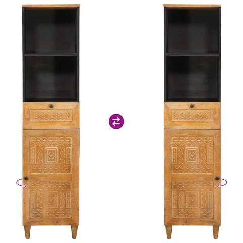 VidaXL Szafka Łazienkowa z szufladą Jasny Brąz 38 x 33 x 160 cm