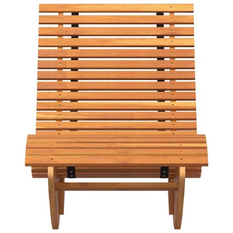 BUJANE LEŻAKI SŁONECZNE 2 SZT BRĄZOWY 154X60X74CM