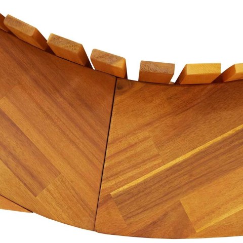 BUJANE LEŻAKI SŁONECZNE 2 SZT BRĄZOWY 154X60X74CM