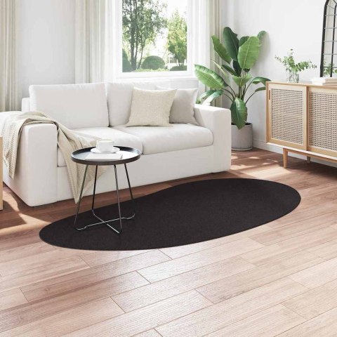 VidaXL Dywan Czarny 100 x 200 cm Poliester