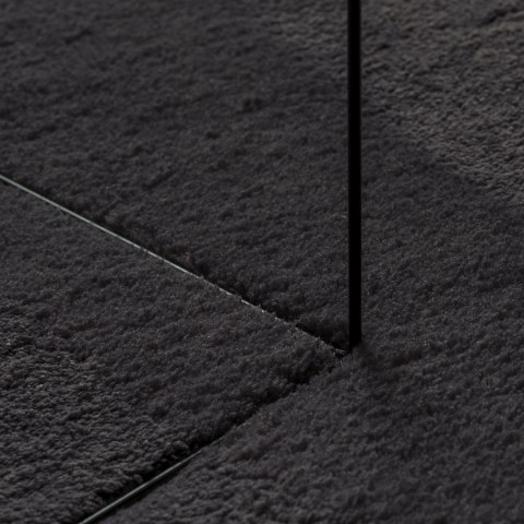 VidaXL Dywan Czarny 120 x 170 cm Poliester