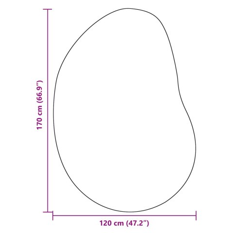 VidaXL Dywan Czarny 120 x 170 cm Poliester