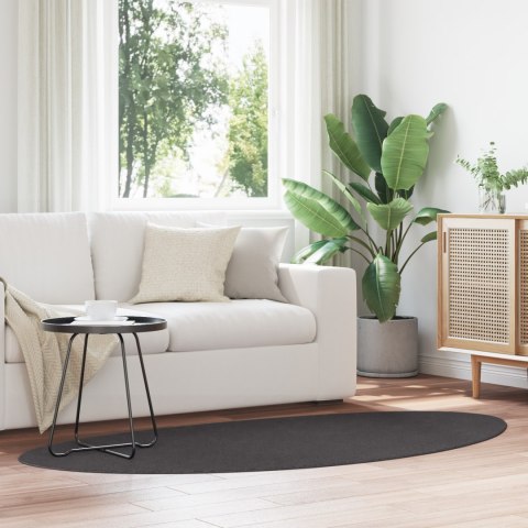 VidaXL Dywan HUARTE Antracyt 100 x 200 cm Poliester