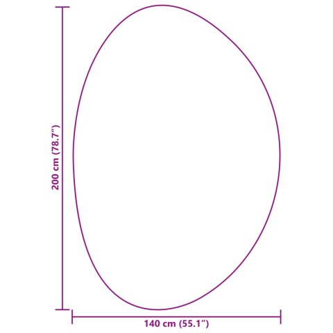 VidaXL Dywan HUARTE Antracyt 140 x 200 cm Poliester