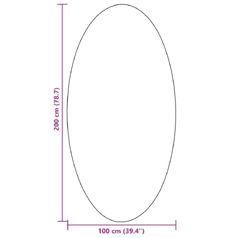 VidaXL Dywan HUARTE Czarny 100 x 200 cm 100% poliester