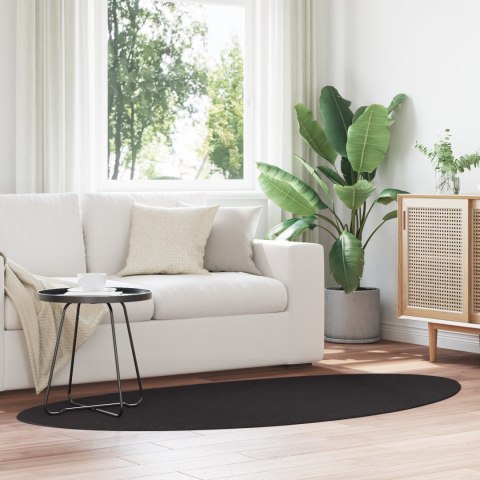 VidaXL Dywan HUARTE Czarny 100 x 200 cm Poliester