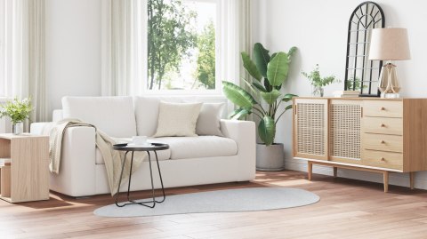 VidaXL Dywan HUARTE Szary 100 x 200 cm Poliester