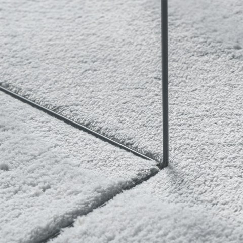 VidaXL Dywan HUARTE Szary 160 x 230 cm Poliester