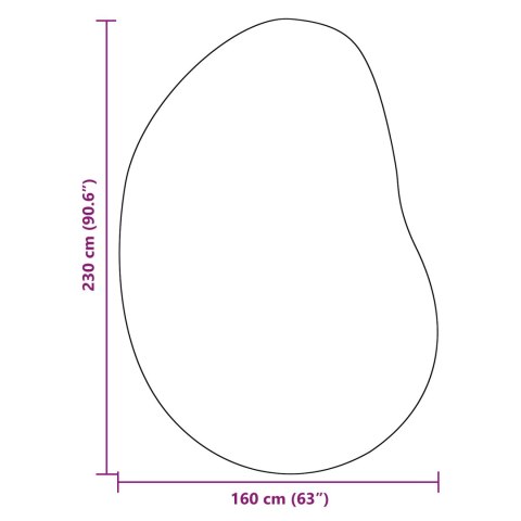 VidaXL Dywan HUARTE Szary 160 x 230 cm Poliester