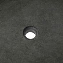 NAROŻNY ZLEW WISZĄCY SZARY (30-37)X(30-37)X12CM