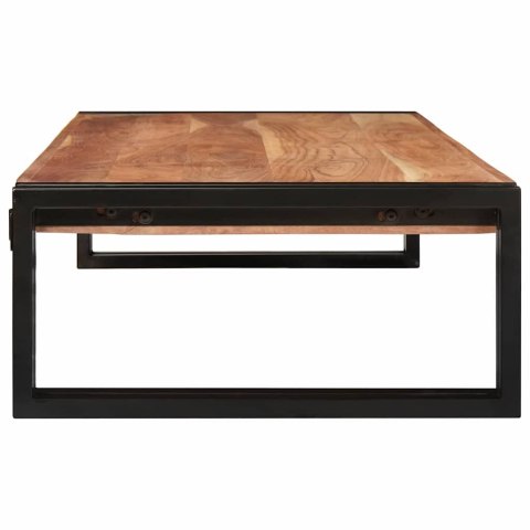 PÓŁKA ŁAZIENKOWA 120X50X23CM LITE DREWNO MANGO I ŻELAZO