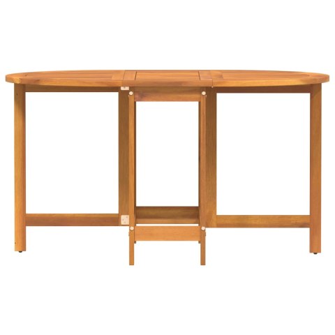 STÓŁ OGRODOWY BRĄZOWY 110X60X72CM LITE DREWNO AKACJOWE