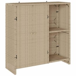 SZAFKA DO PRZECHOWYWANIA BEŻOWY 100X36X102CM RATTAN