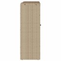 SZAFKA DO PRZECHOWYWANIA BEŻOWY 100X36X102CM RATTAN