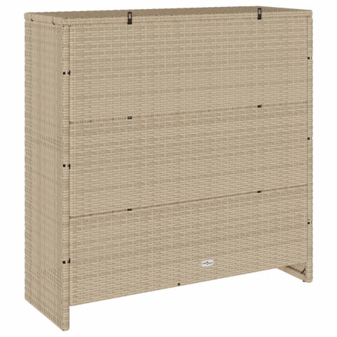 SZAFKA DO PRZECHOWYWANIA BEŻOWY 100X36X102CM RATTAN