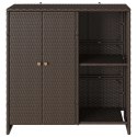 SZAFKA DO PRZECHOWYWANIA BRĄZOWY 100X36X102CM RATTAN