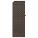 SZAFKA DO PRZECHOWYWANIA BRĄZOWY 100X36X102CM RATTAN
